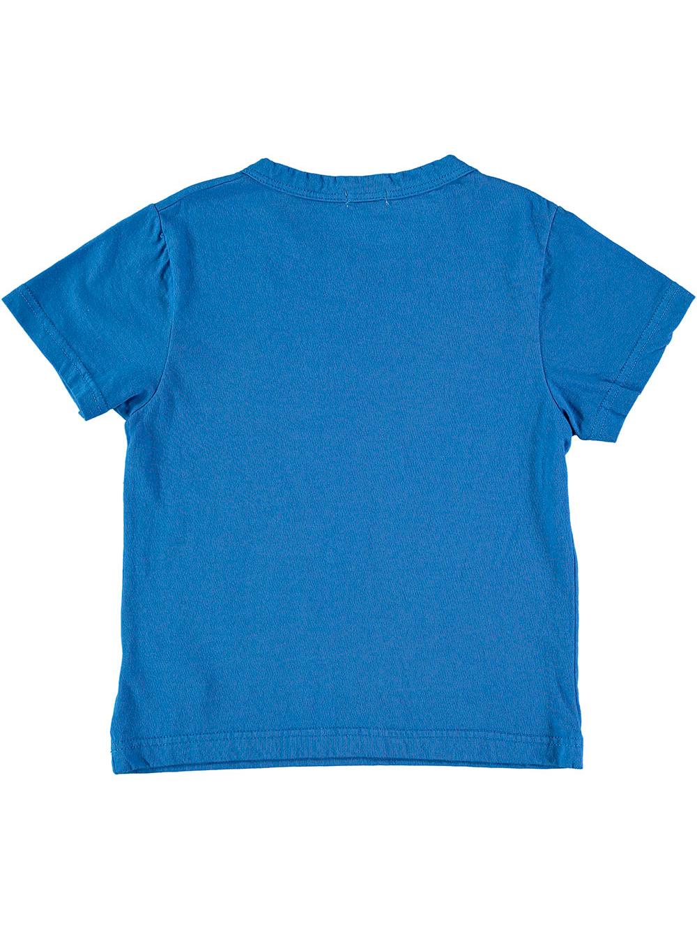 CAMISETA MANGA CORTA PÁJAROS AMIGOS AZUL