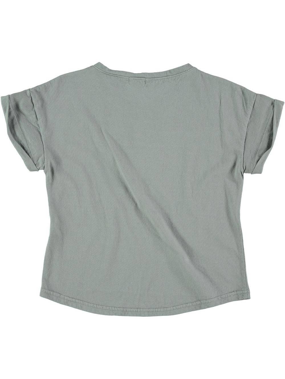 CAMISETA MANGA CORTA DOBLADA PAN Y HORMIGAS GRIS