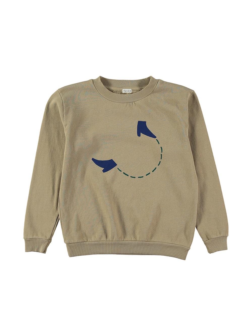 CAMEL FLYING SHOES SWEATSHIRT