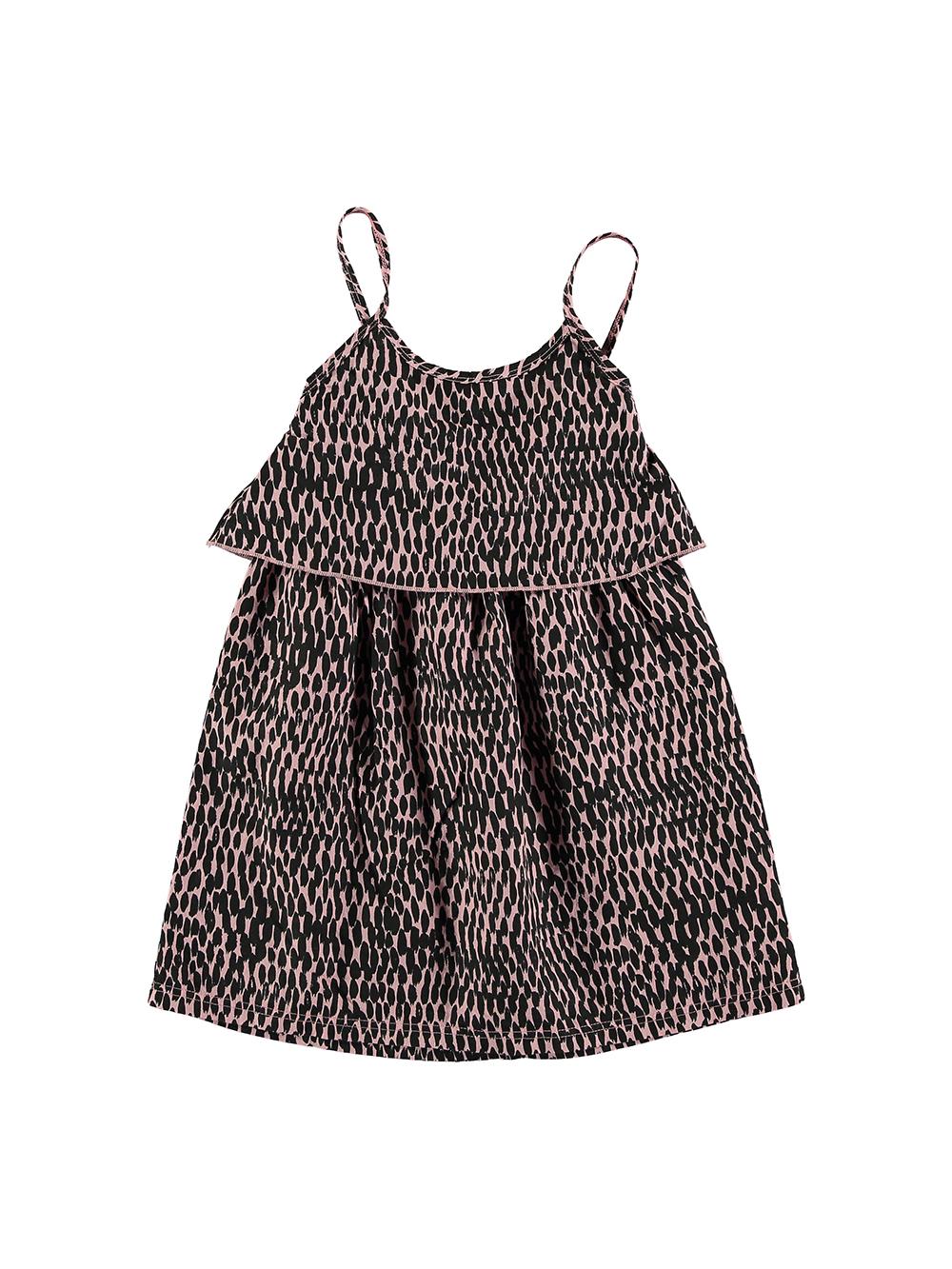 VESTIDO TIRANTES ANIMAL PRINT ROSA