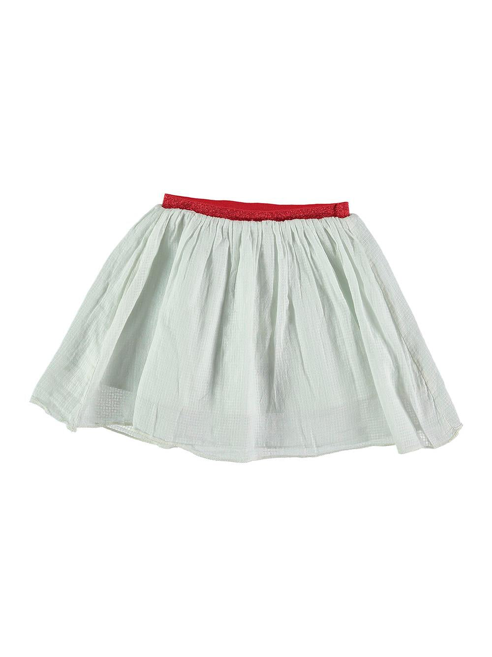 FANTASY RED RUBBER WHITE SKIRT