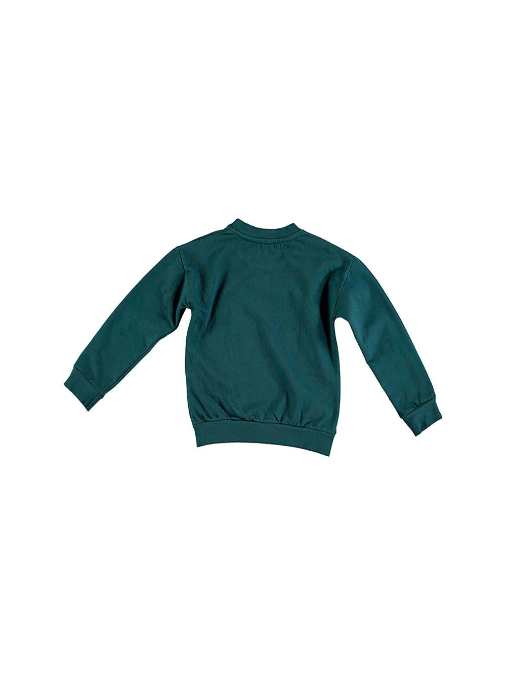 SUDADERA NIÑO VERDE OSCURO