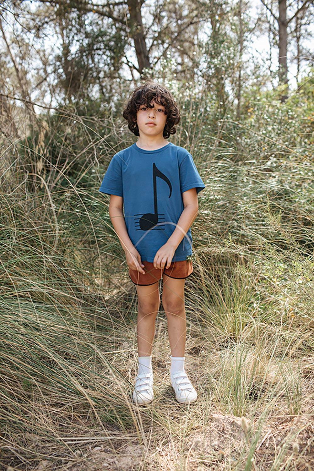 BROWN SHORTS WITH DRAWSTRING AND BLACK TIP