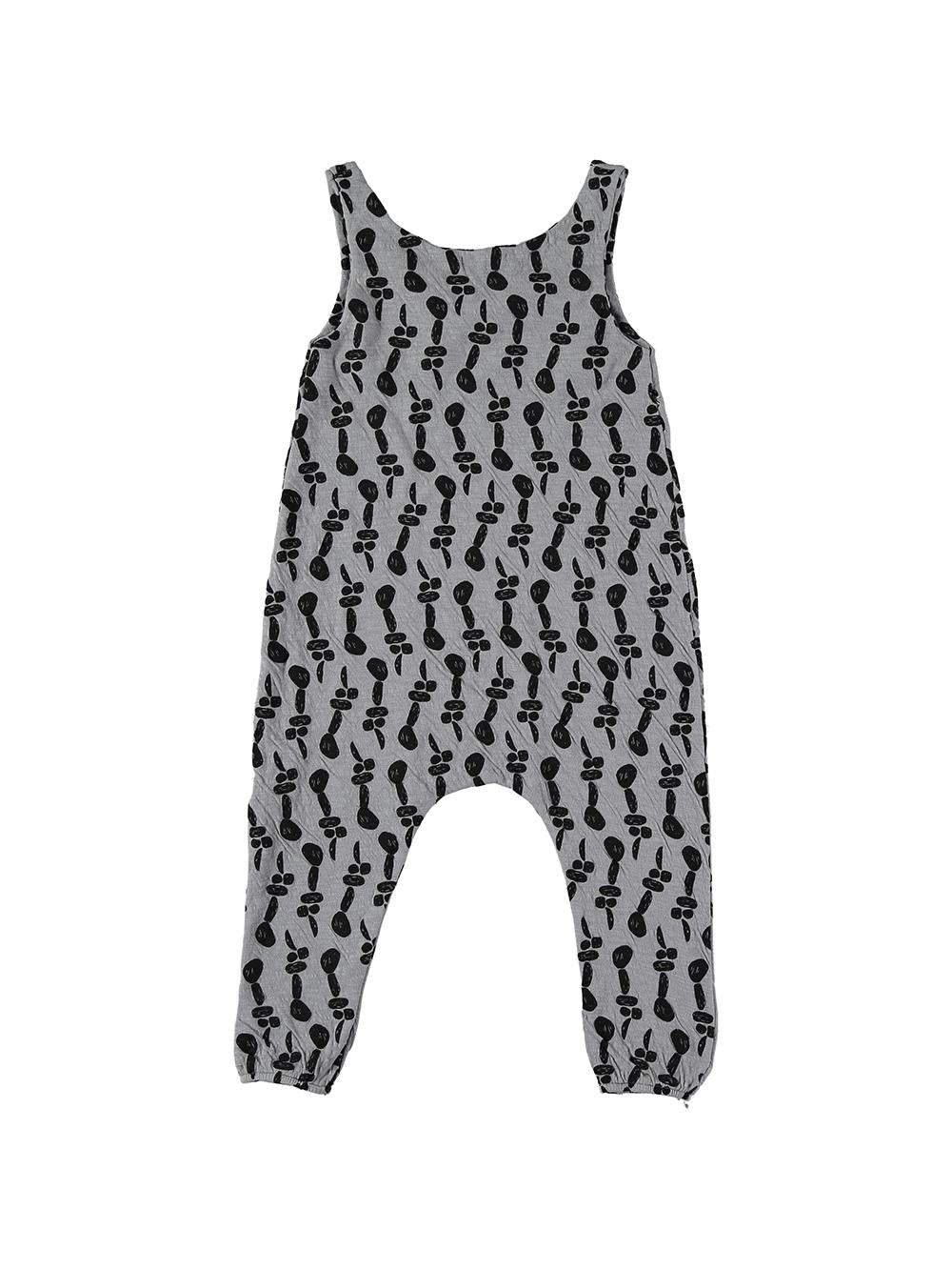 MONO TIRANTES ESTAMPADO PIEDRAS GRIS CLARO