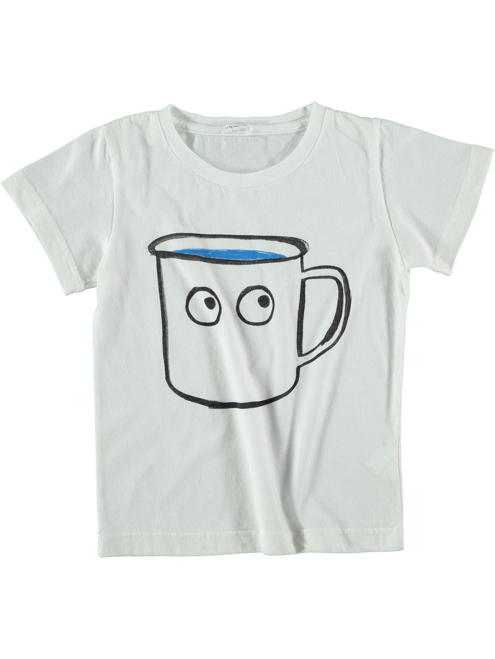 CAMISETA MANGA CORTA TAZA RROJOS BLANCO