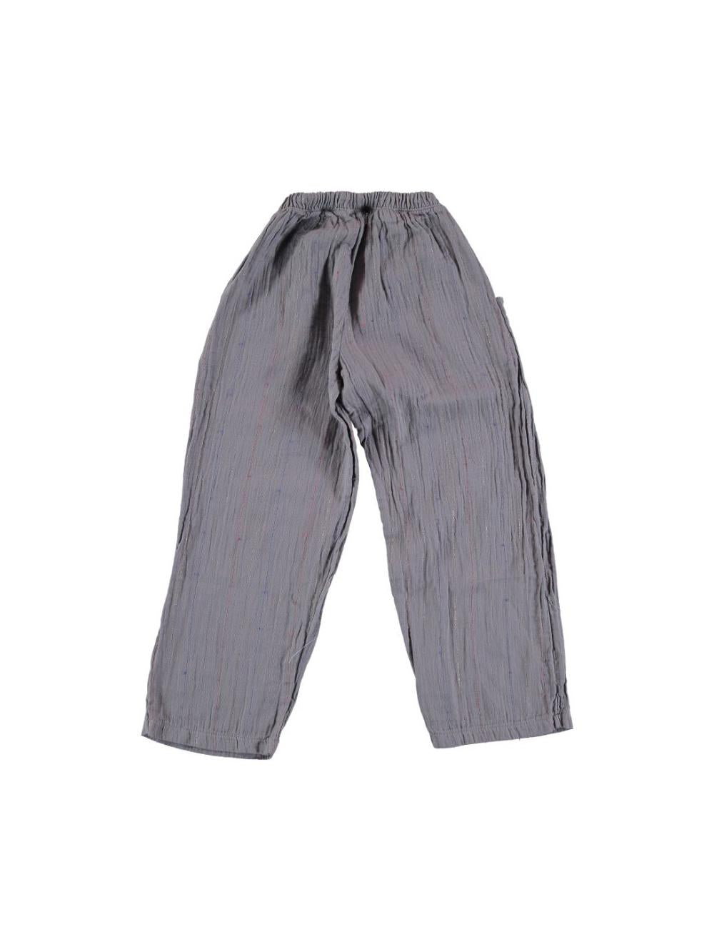 PANTALÓN LARGO LÚREX GRIS