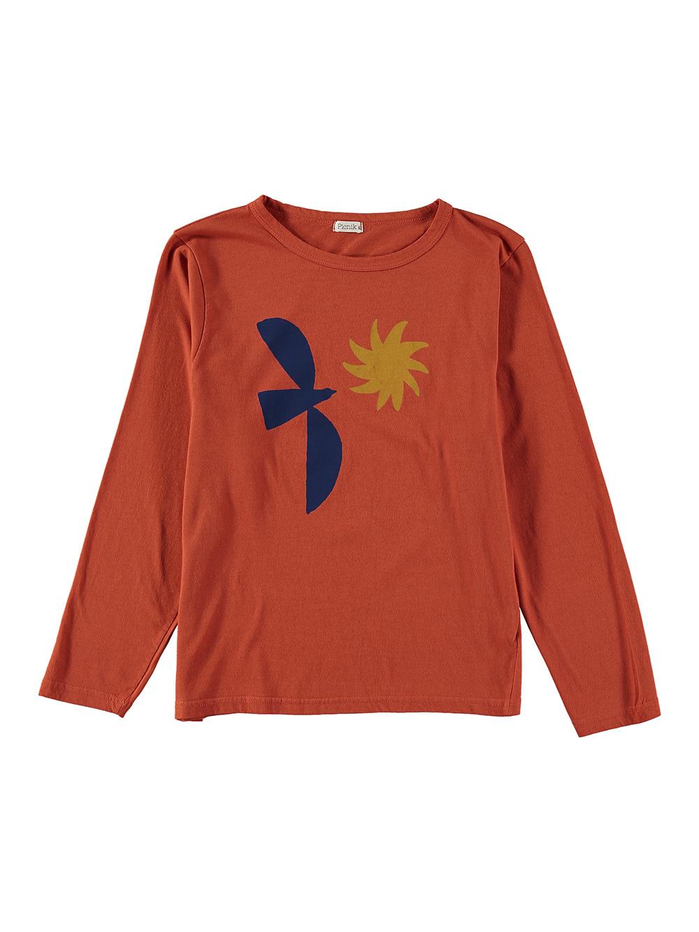 CAMISETA MELOCOLÓN PÁJARO Y SOL