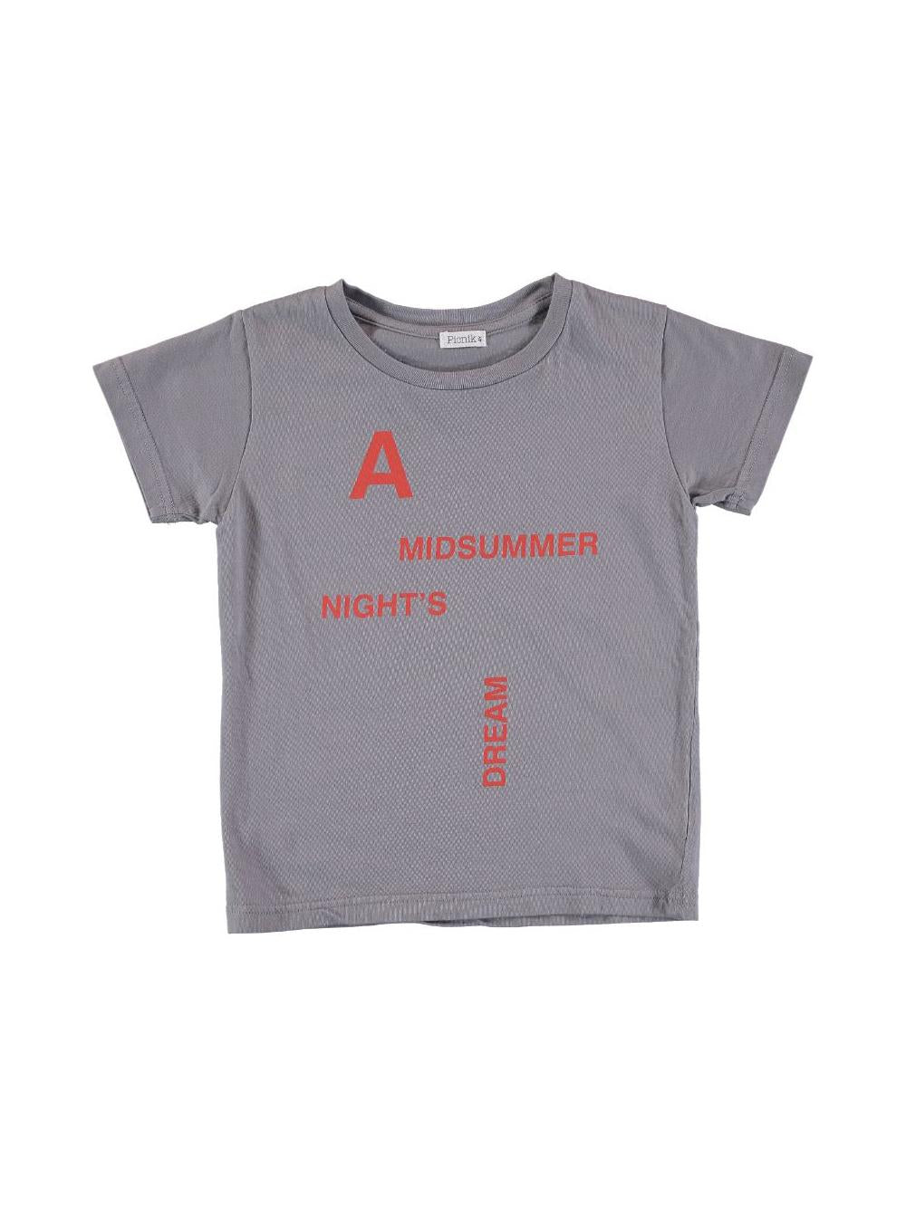 CAMISETA MANGA CORTA A MIDSUMMER GRIS