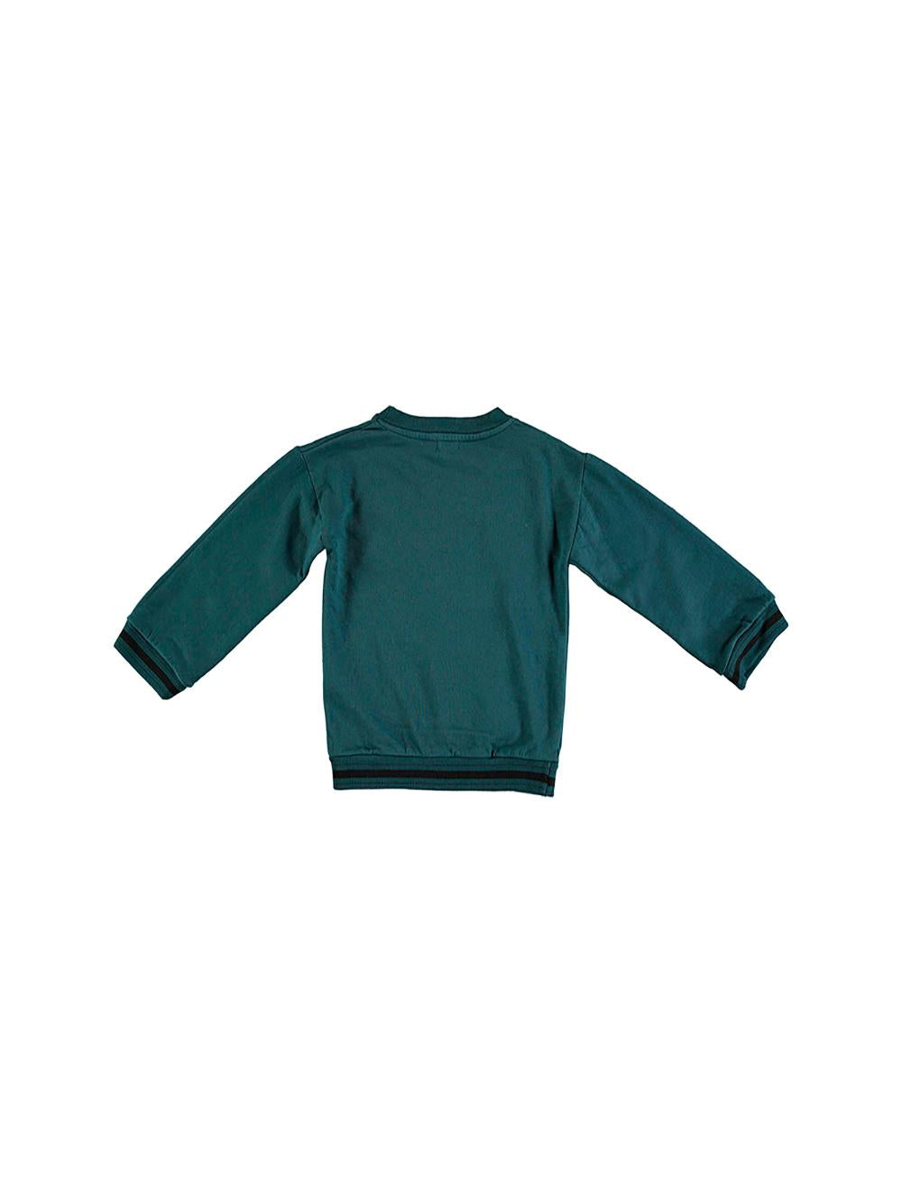 SUDADERA VERDE OSCURO