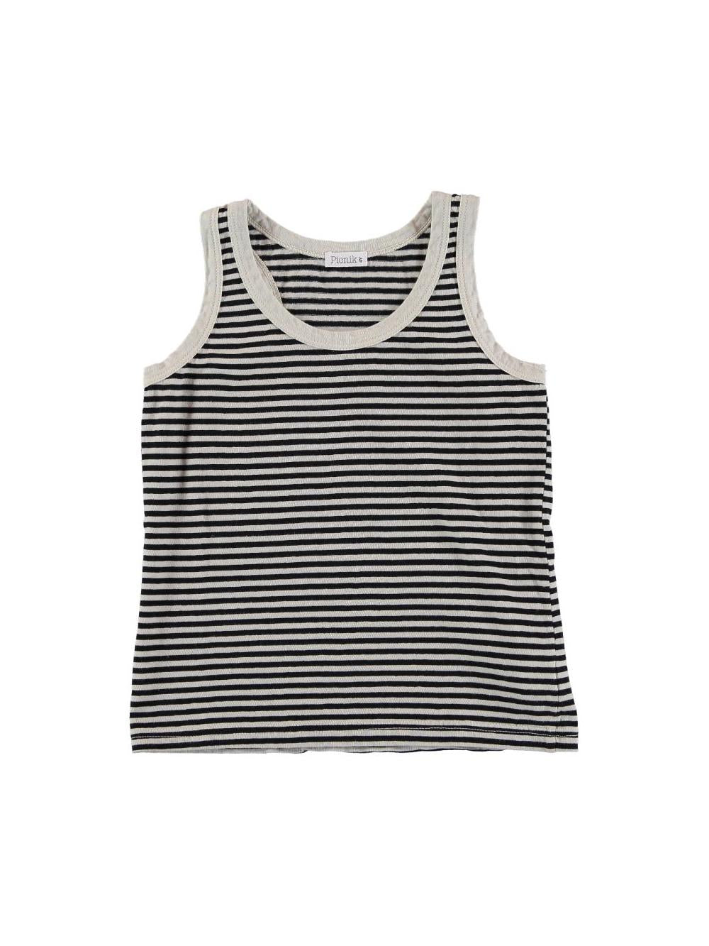 CAMISETA TIRANTES RAYAS BLANCO Y NEGRO