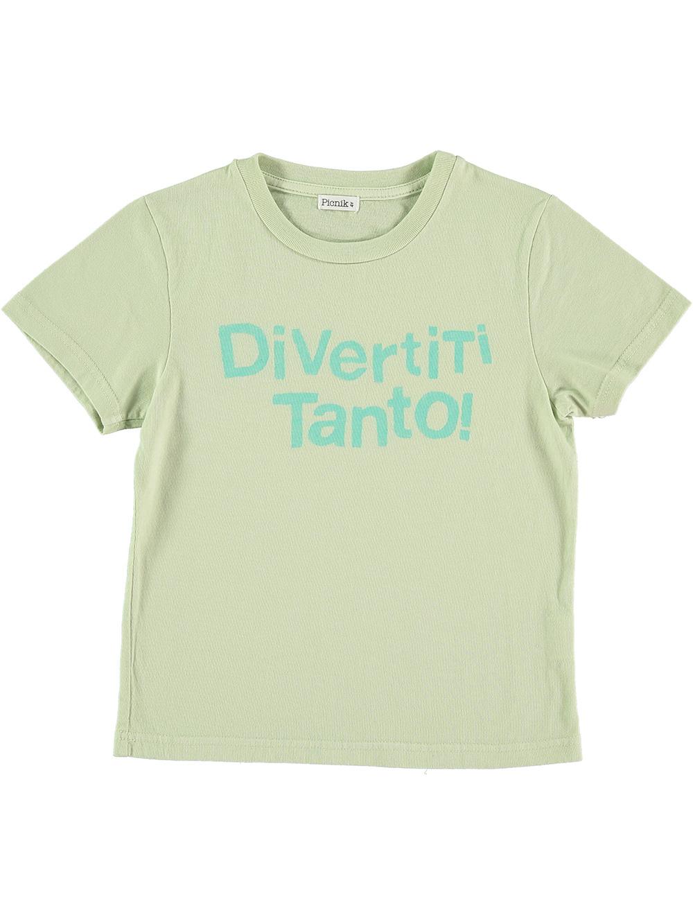 CAMISETA MARGA CORTA DIVERTITI TANTO VERDE