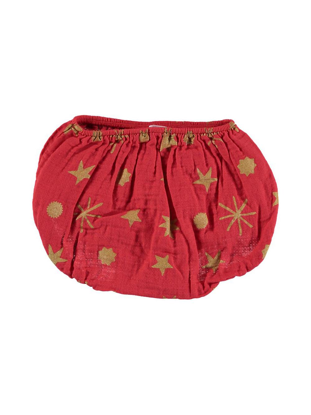 CUBREPAÑAL ESTAMPADO ESTRELLAS ROJO