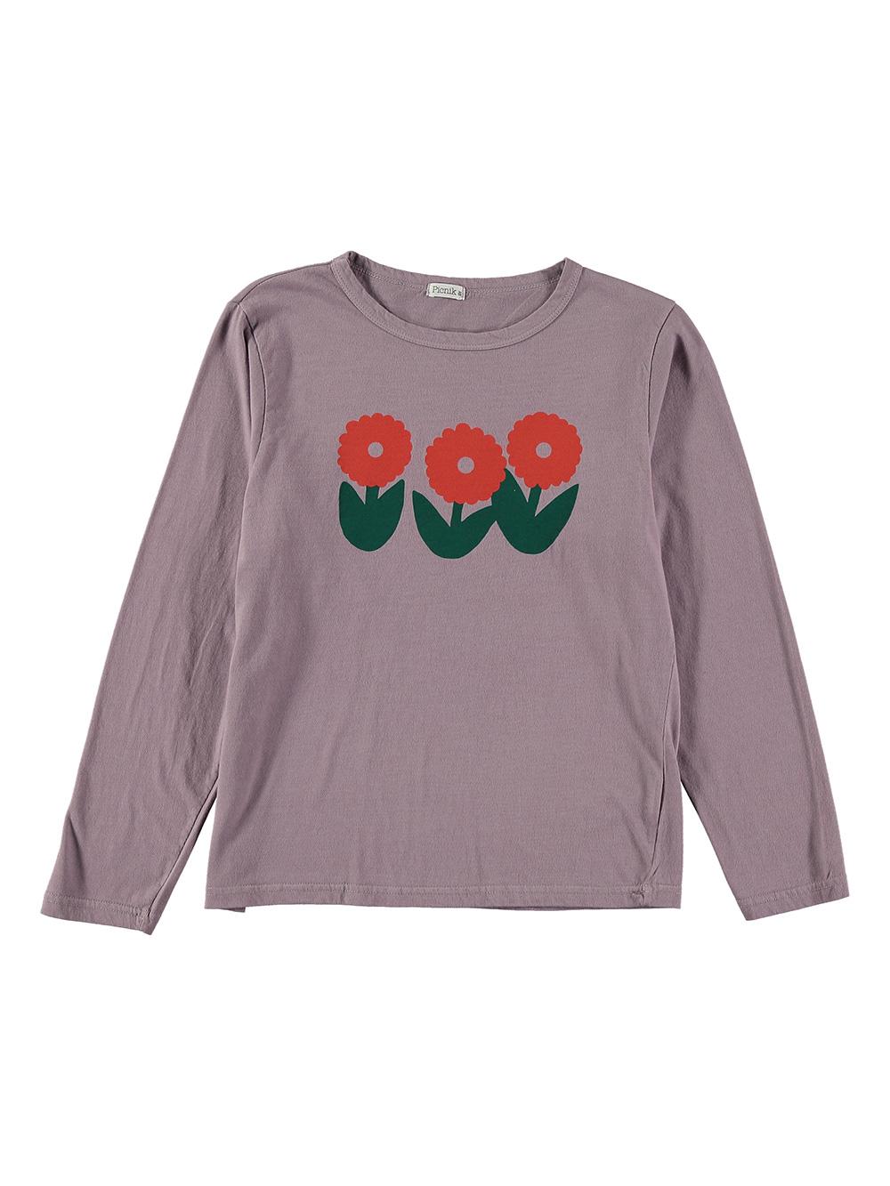 camiseta manga larga-lila-niño-niña