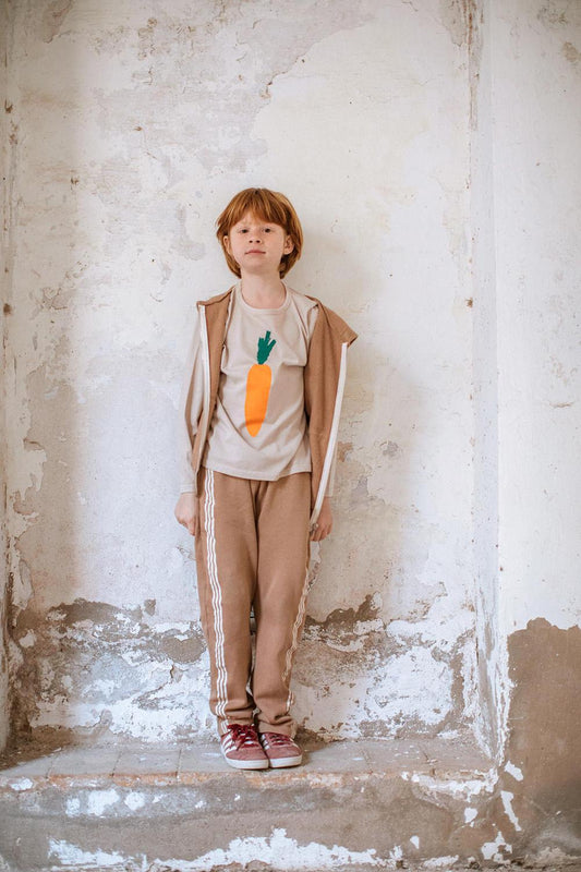 LIFE IS A PICNIK BROWN HOODED VEST