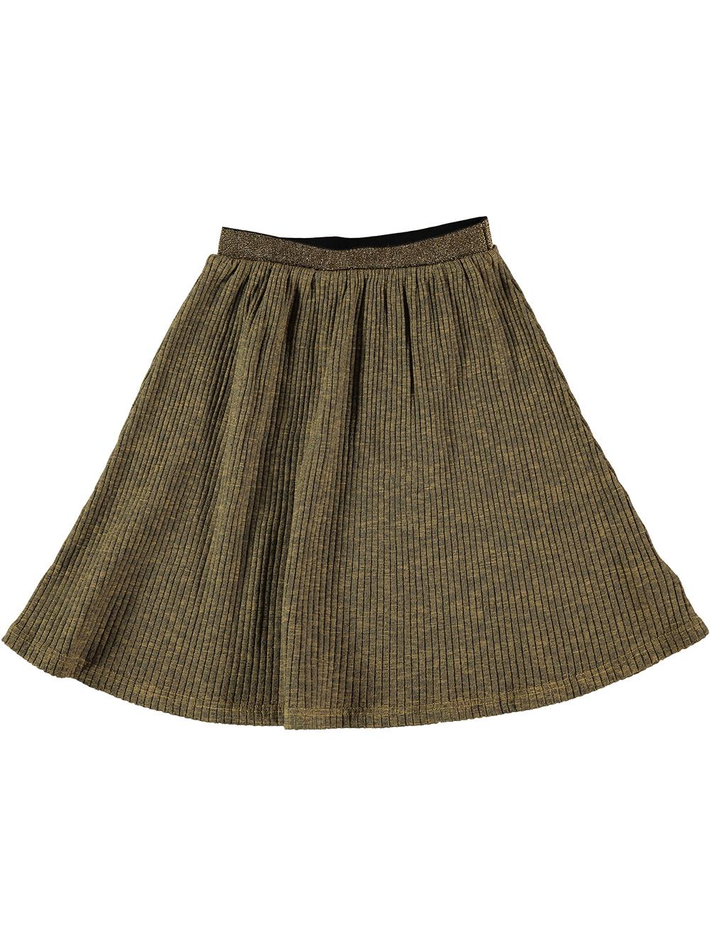 YELLOW GOLDEN RUBBER SKIRT