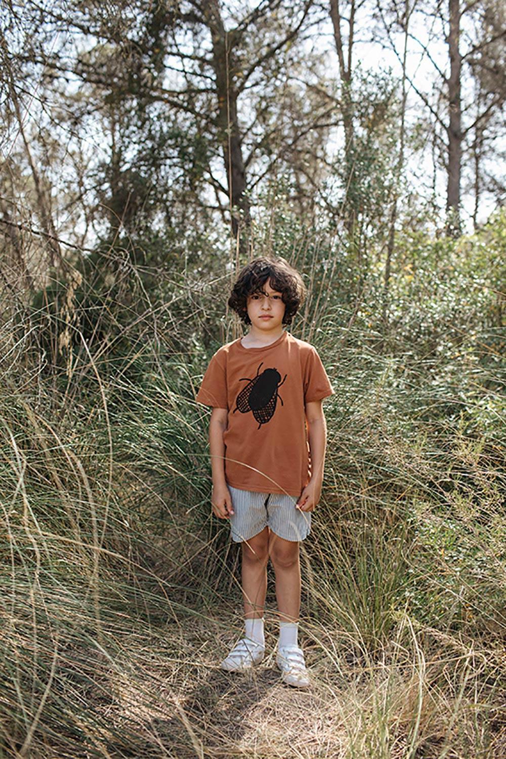 bermudas niño rayas azules y blancas picnik barcelona