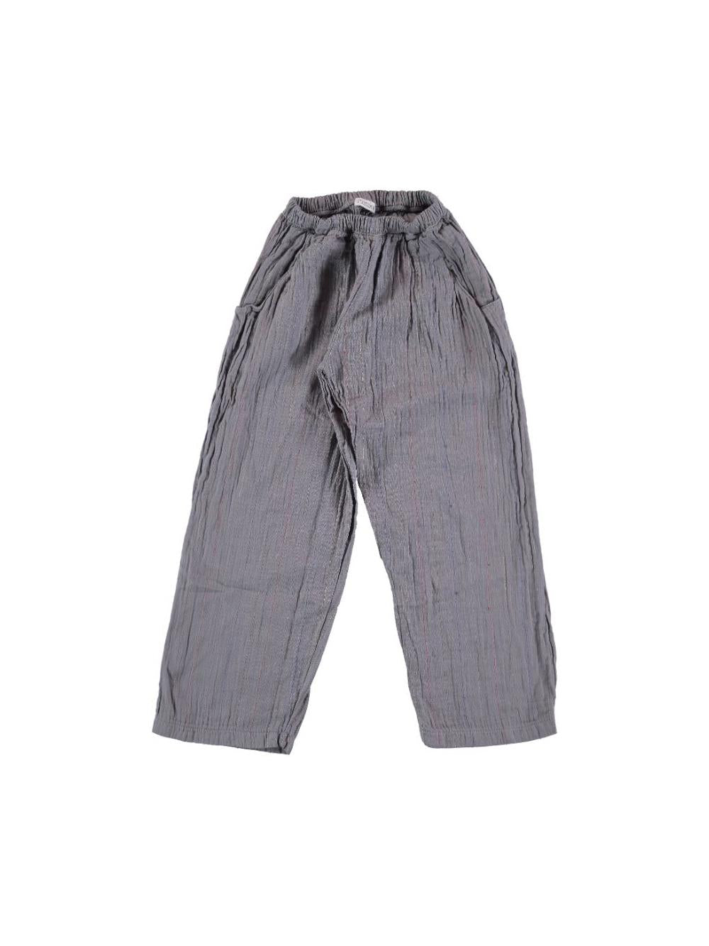 PANTALÓN LARGO LÚREX GRIS