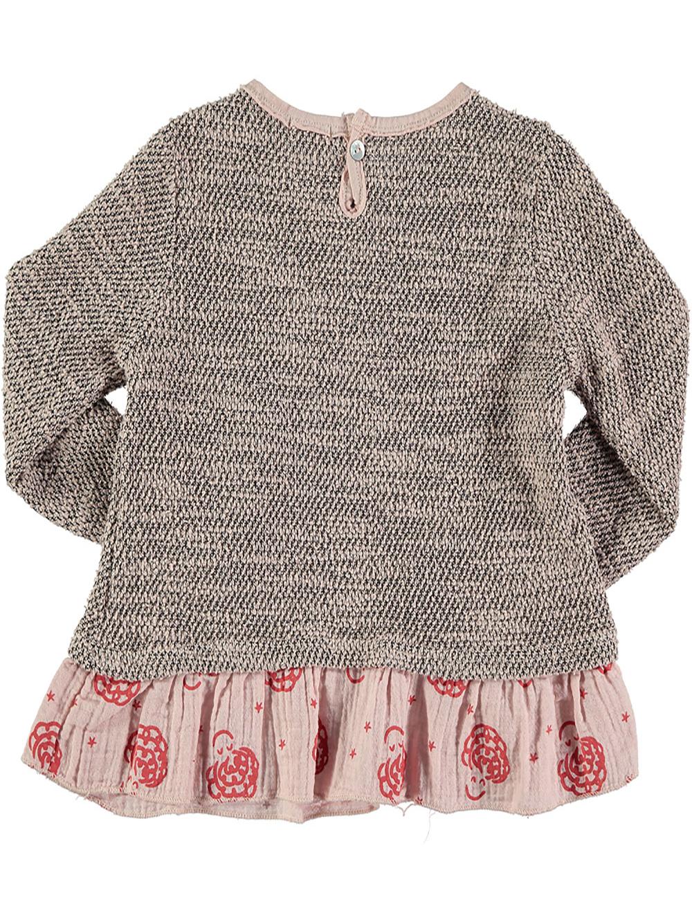 JERSEY VOLANTES ESTAMPADO RIZOS ROSA