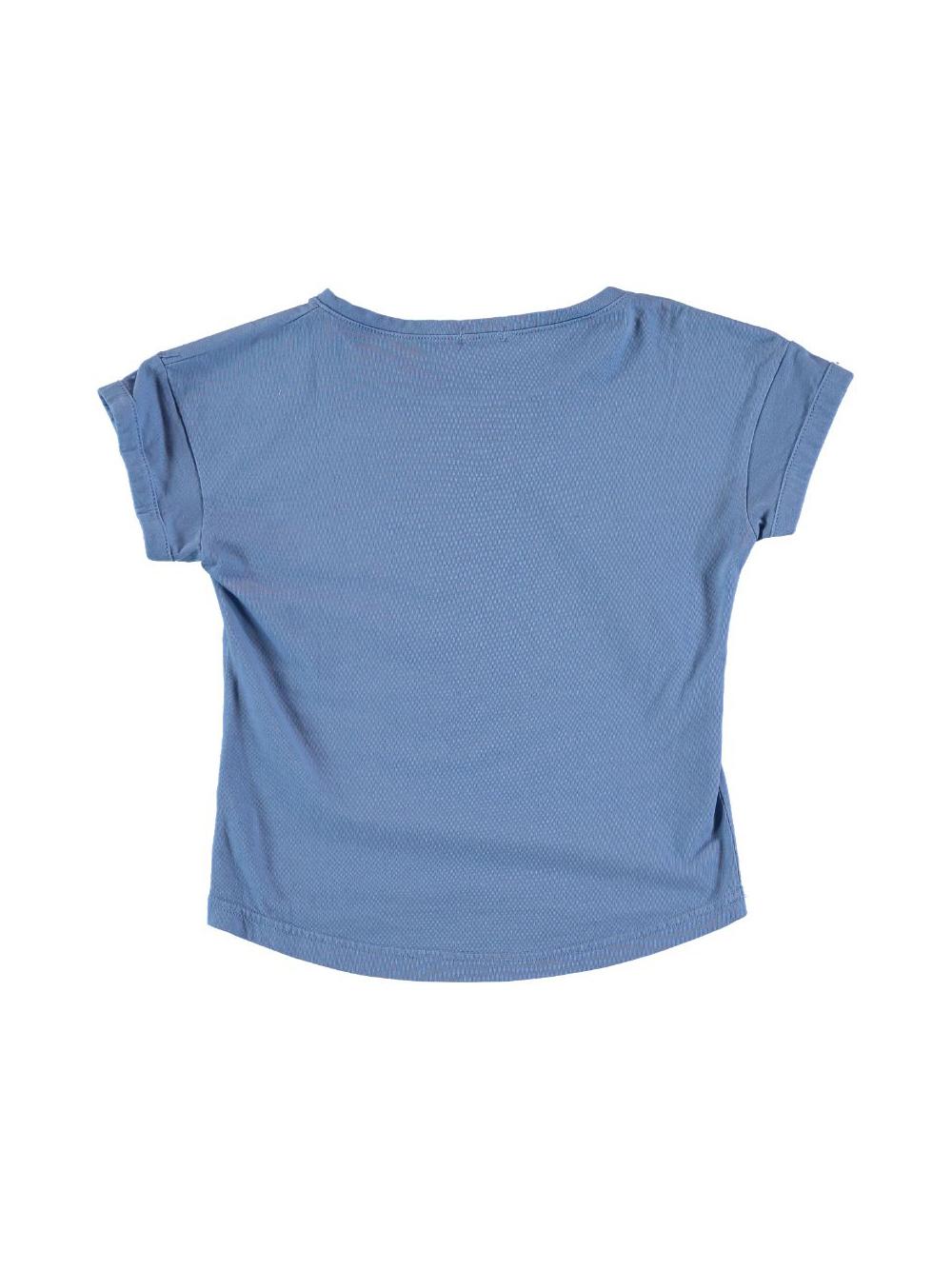 CAMISETA MANGA CORTA PEZ Y SOMBRERO AZUL