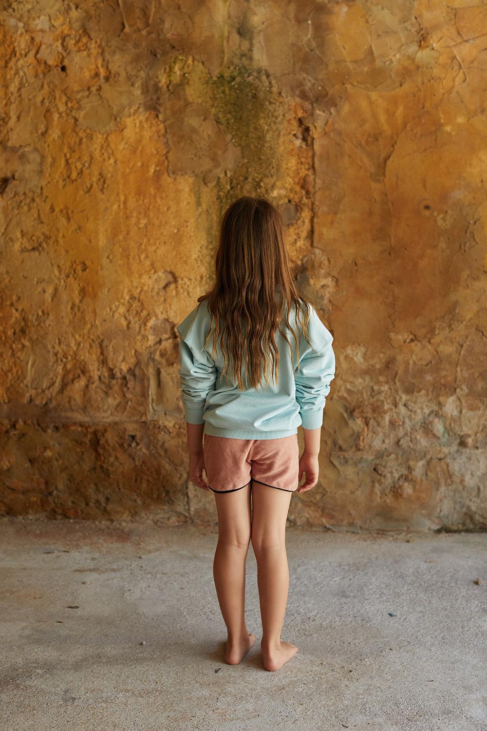 SUDADERA AZUL CLARO BORDADO FRESA