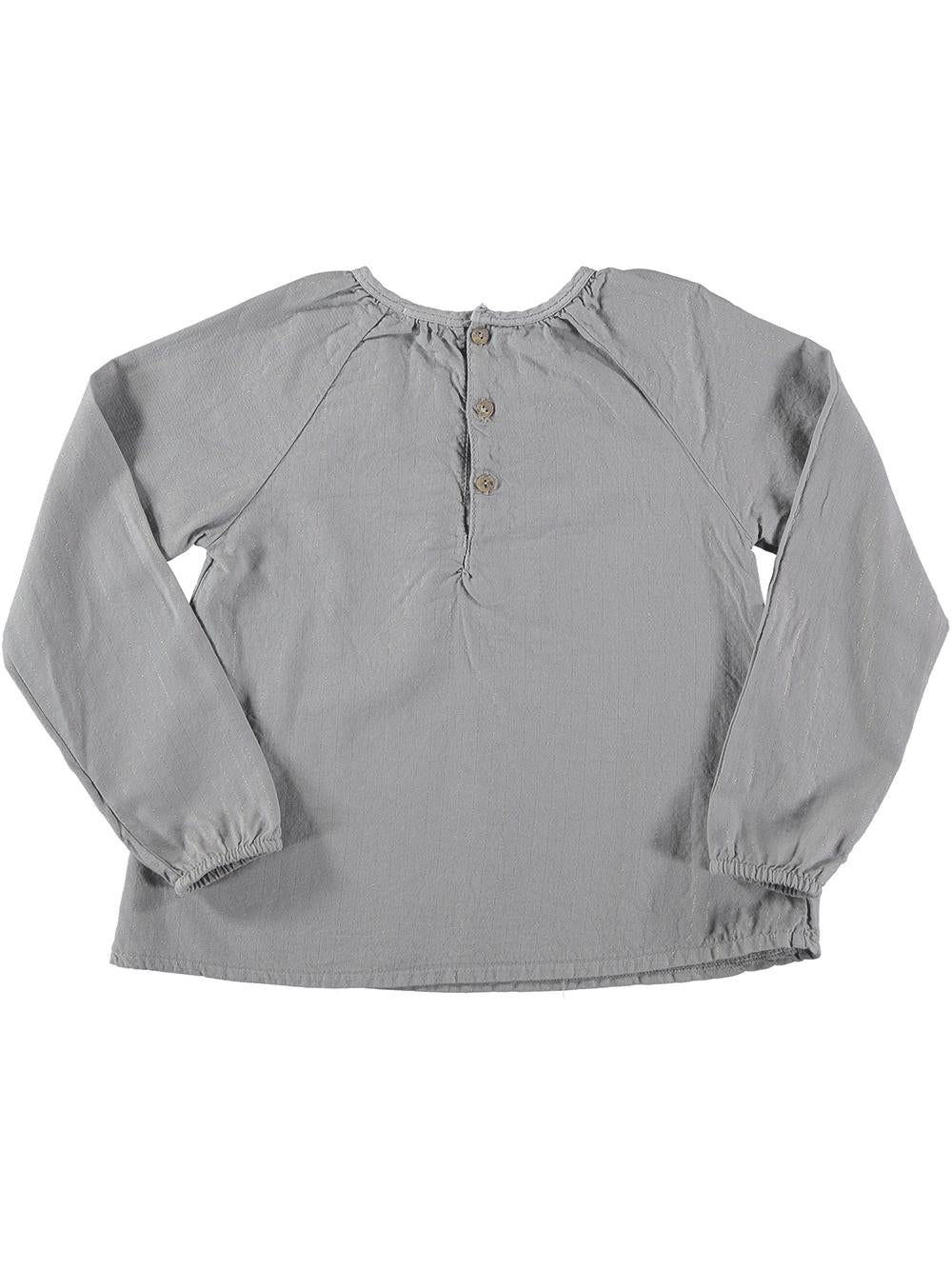 GRAY AND LUREX SHIRT