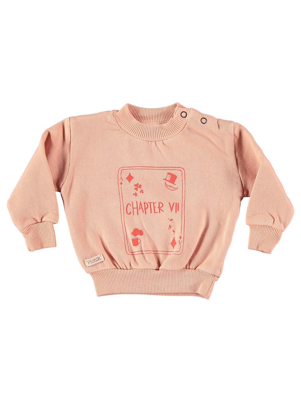 SUDADERA BEBÉ CHAPTER VII ROSA CLARO