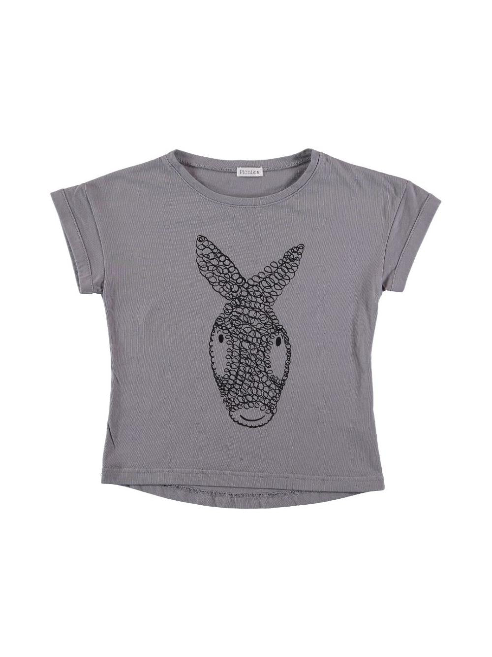 CAMISETA MANGA CORTA BURRITO GRIS