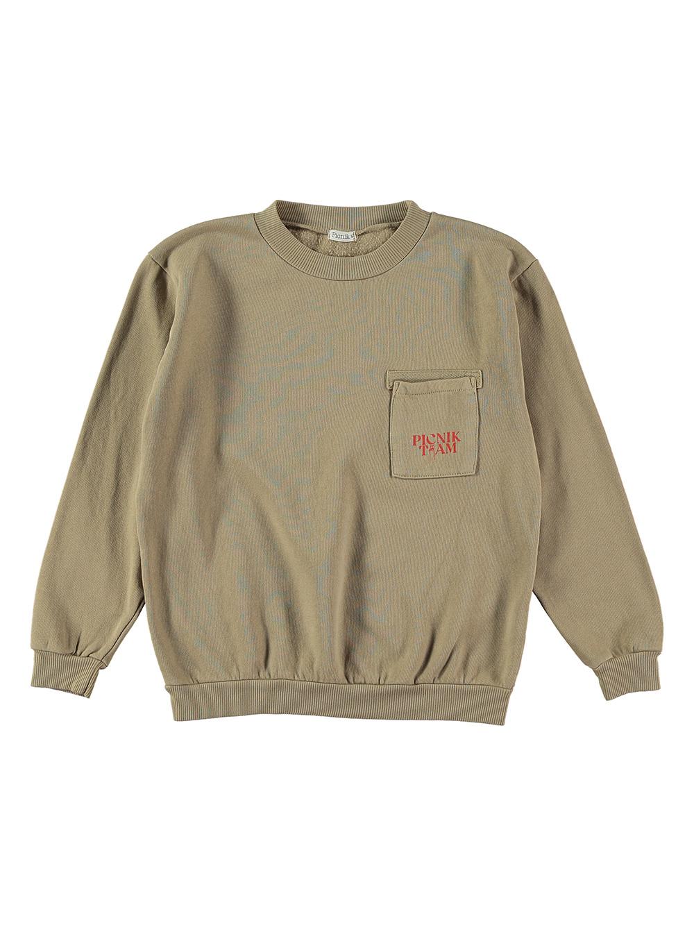 Sudadera-niño-jersey-marrón