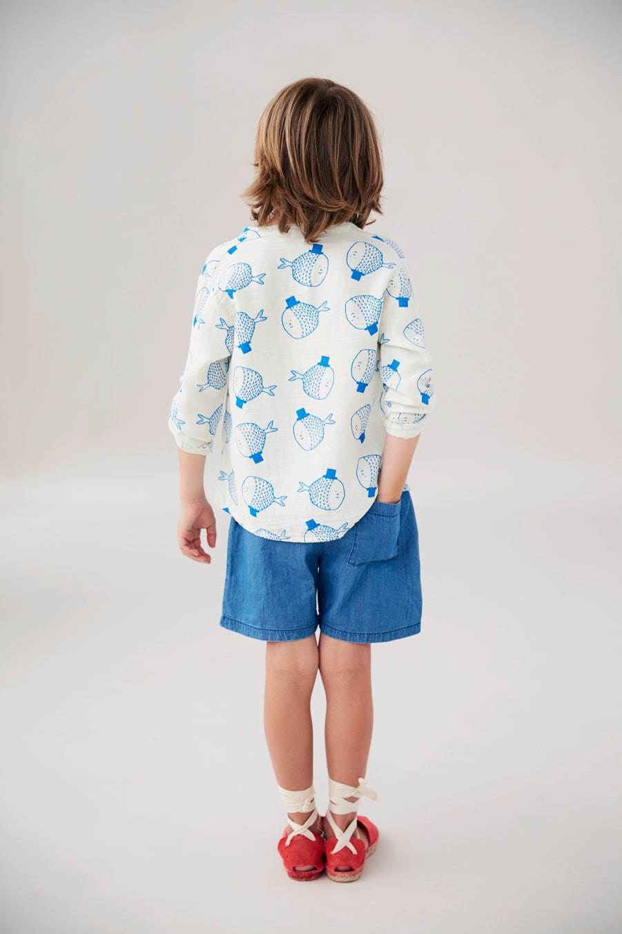 Bermuda niño Denim Bolsillos