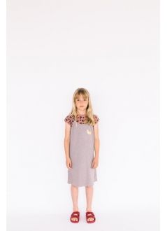 Kid  DRESS Girl-36% Cotton-36% Poliester 25% Viscous -3% Elastan-Knitted
