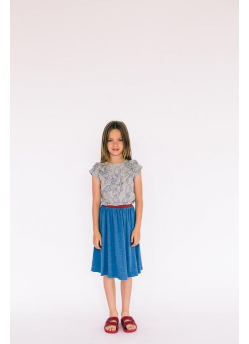 Kid T-SHIRT Girl-75% Cotton 25% Poliester-Knitted