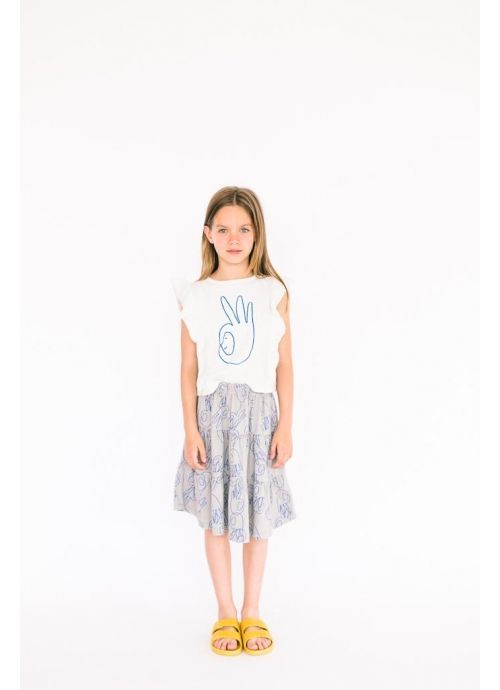 Kid T-SHIRT Girl-100% Cotton-Knitted