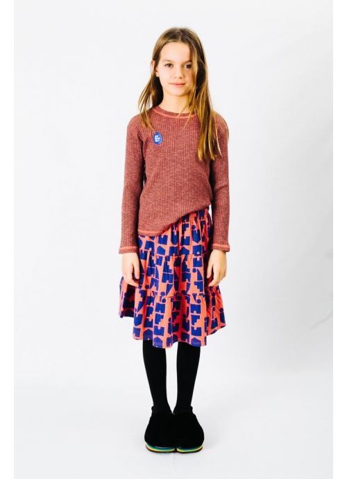 Kid T-SHIRT Girl-74% Cotton 23% Poliester 3% Elastan- knitted