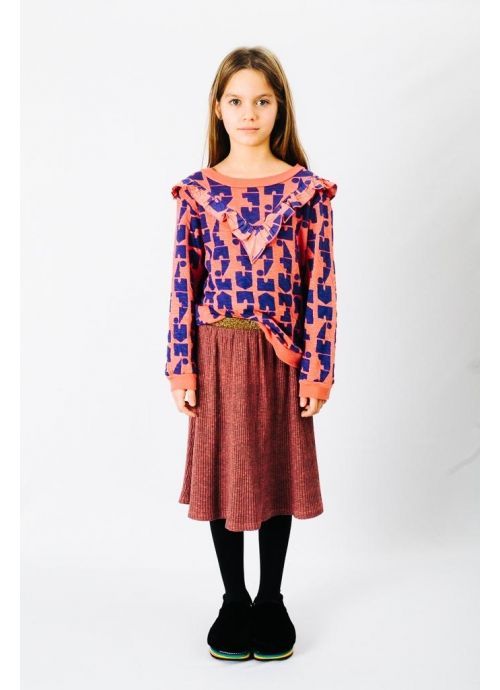 Kid SKIRT Girl-74% Cotton 23% Poliester 3% Elastan- knitted