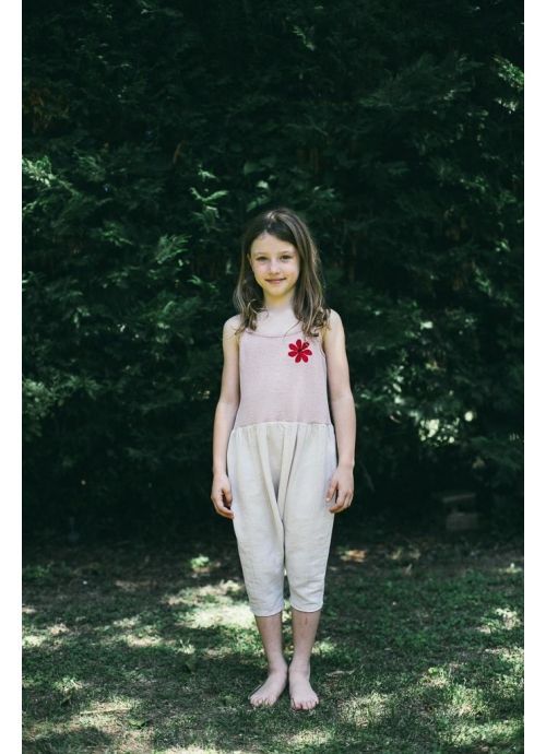 Kid JUMPSUIT Girl-36% Cotton 36% PES 25%CV 3%EA -Knitted