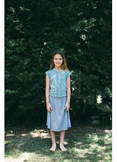 Kids SKIRT Girl-36% Cotton 36% PES 25%CV 3%EA -Knitted