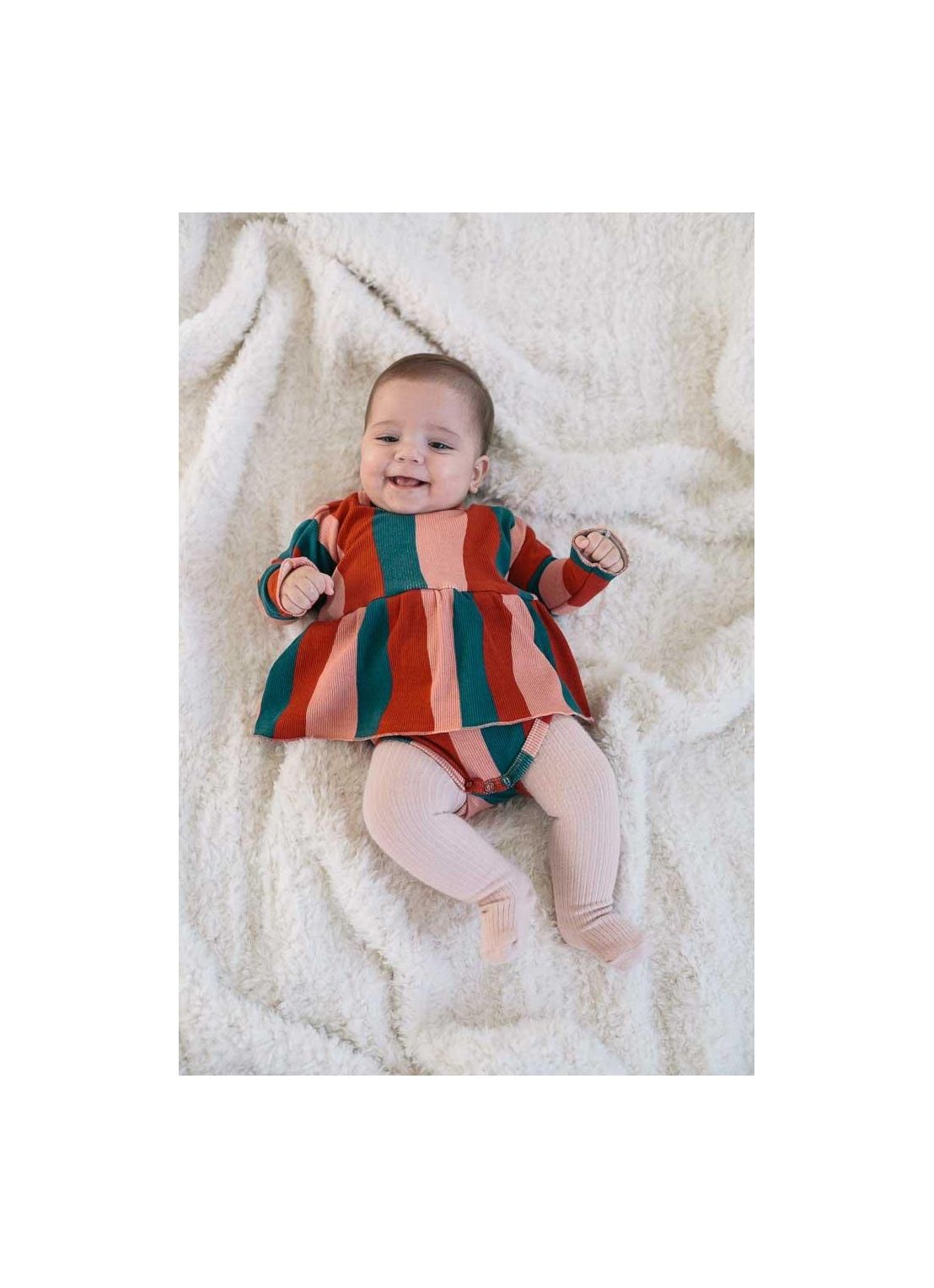 Baby DRESS Girl-98% Cotton 2% Elastan- Knitted