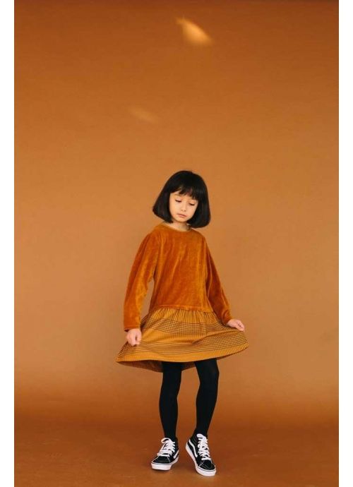 Kid DRESS Girl-50% Cotton 50% Viscose- Woven