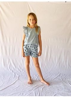 Kid TROUSERS Girl -100% Cotton- Knitted