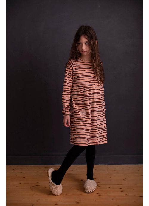 Kid DRESS Girl -95% Organic Cotton 5 Elastan- knitted