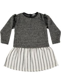 Kid T-DRESS Girl - 32%PO 28% Acrlylic 18%VI 9% Coton 9% Pol r. 4% Fibr m- knitted