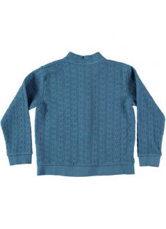 Kid SWEATER Unisex - 95% Organic Cottton 5% EA- Knitted