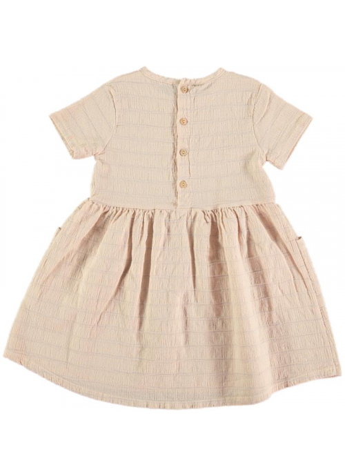 Kid  DRESS Girl-98% Organic Cotton 2% LX- Woven