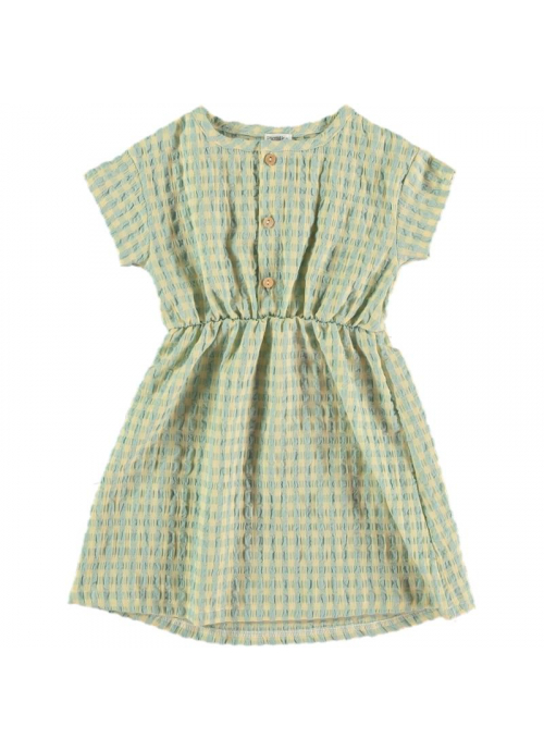 Kid  DRESS Girl-65% PES- 35% Cotton- Woven