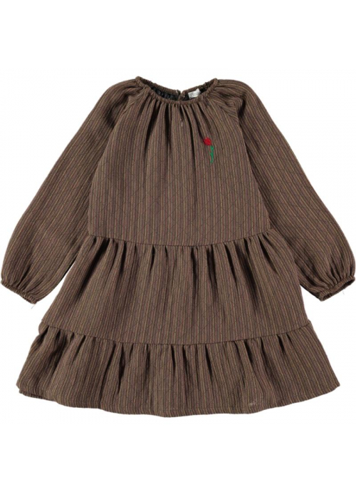 Kid  DRESS Girl- 50% CV-25% CO-25%PES- Woven