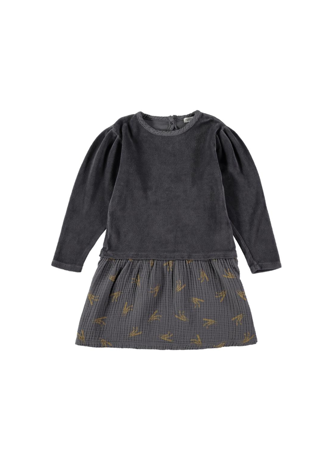 Kid  DRESS Girl- 85% Organic Cotton 15% PES - Woven