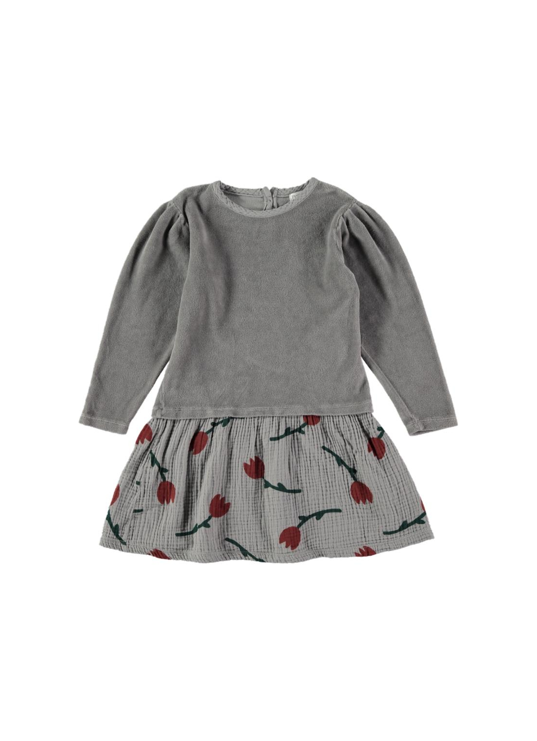 Kid  DRESS Girl- 85% Organic Cotton 15% PES - Woven