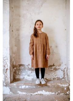 Kid  DRESS Girl-100% Organic Cotton- Woven