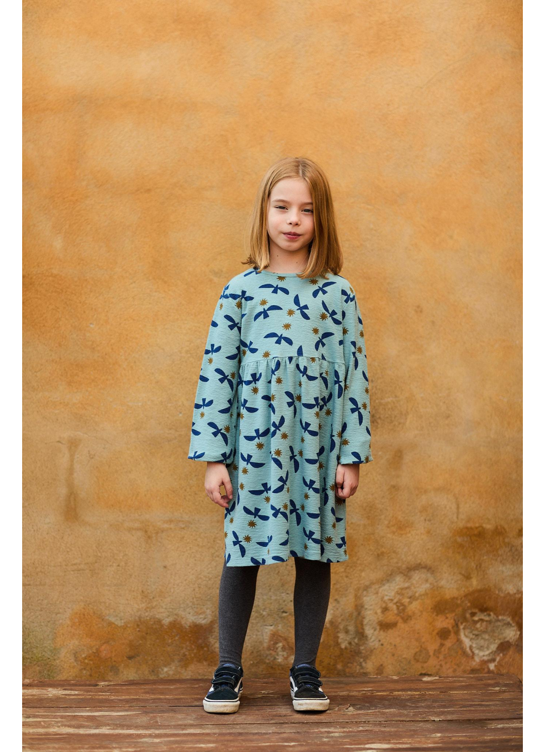 Kid  DRESS Girl- 100% Organic Cotton- Knitted