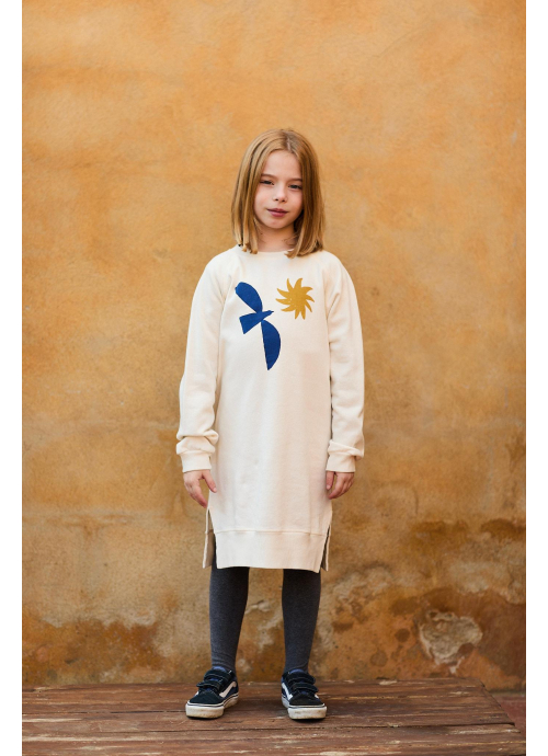 Kid  DRESS Girl- 100% Organic Cotton- Knitted